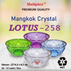 Mangkok Crystal LOTUS 258