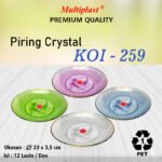 Piring Crystal PET KOI 259