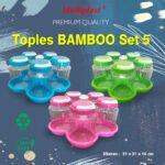 Toples PET BAMBOO Set 5