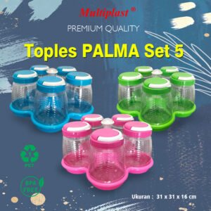 Toples PET PALMA Set 5