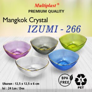 Mangkok Crystal PET IZUMI 266