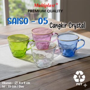 Cangkir Crystal SAISO 05 PET