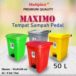 Tempat Sampah Pedal MAXIMO 50 L