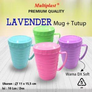 Mug + Tutup LAVENDER